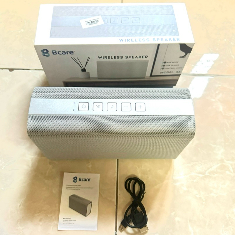 Wireless Speaker Bluetooth Bcare X6 1200MAH Preloved 99%