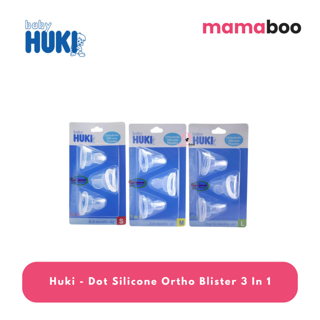 Huki - Dot Silicone Ortho Blister 3 In 1