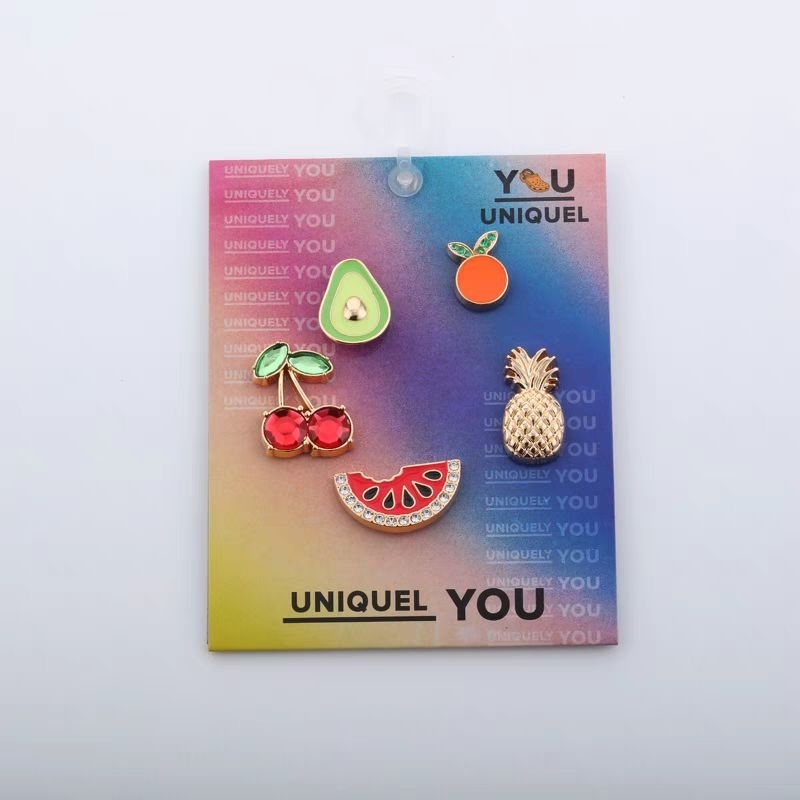 Bbijoux Jibbitz Crocs 1set Sanrio Hello Kitty Bunga Basket Golf Princess Silver Gold Metal Bear Pink