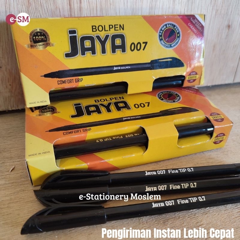 

Pulpen - Bolpen Jaya 007 Comfor Grip 0,6 mm Ball Pen 1 pcs