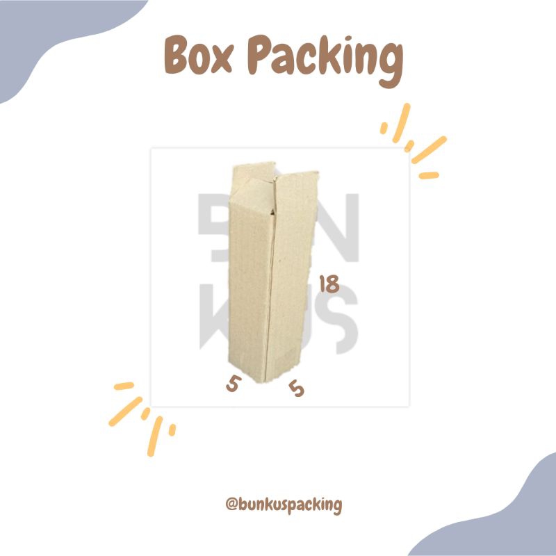 

Box Packing Polos Ukuran 5x5x18