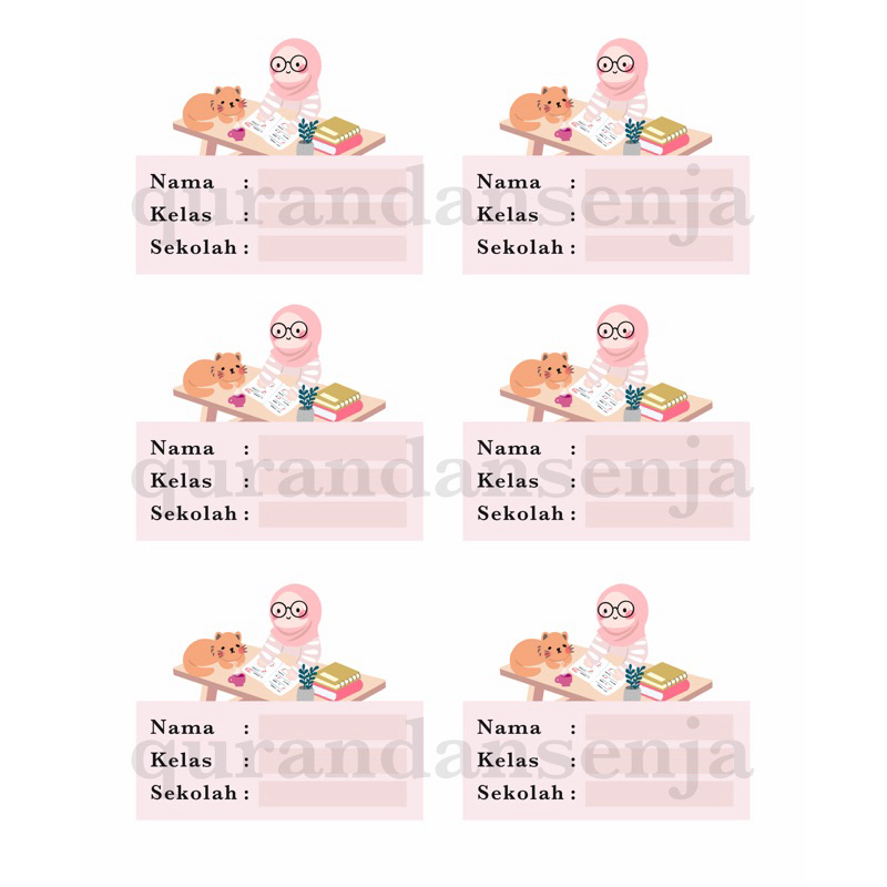 

Stiker Label Nama Buku