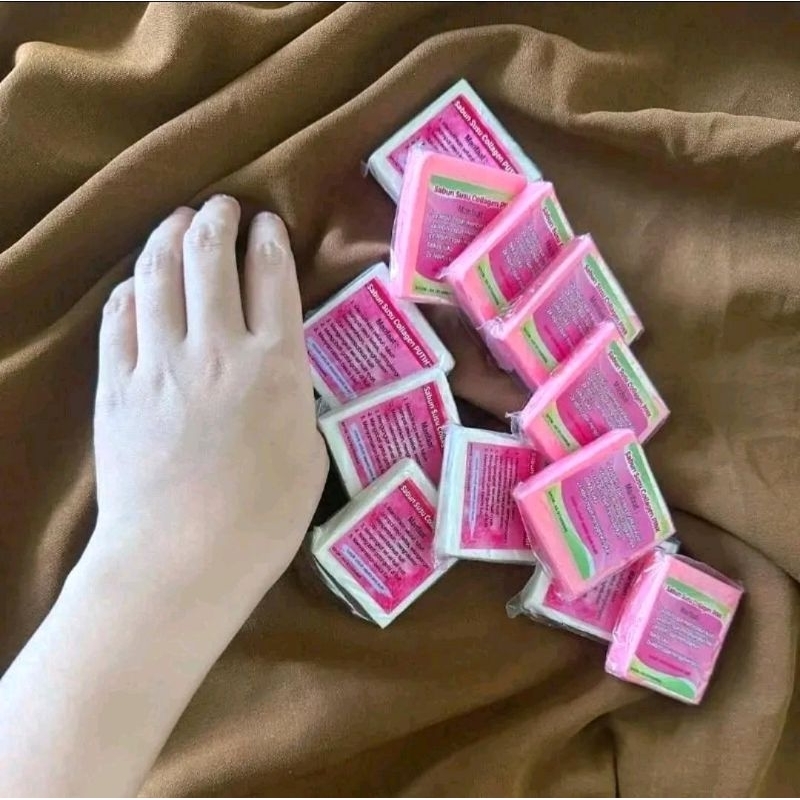 SABUN SUSU COLLAGEN PEMUTIH VIRAL ORIGINAL (Pakai sticker)