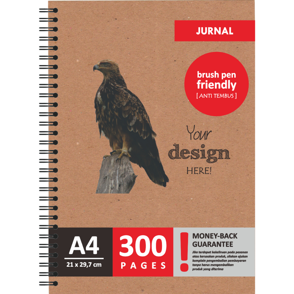 

JURNAL DIARY VINTAGE Style A4 Softcover MAX Version