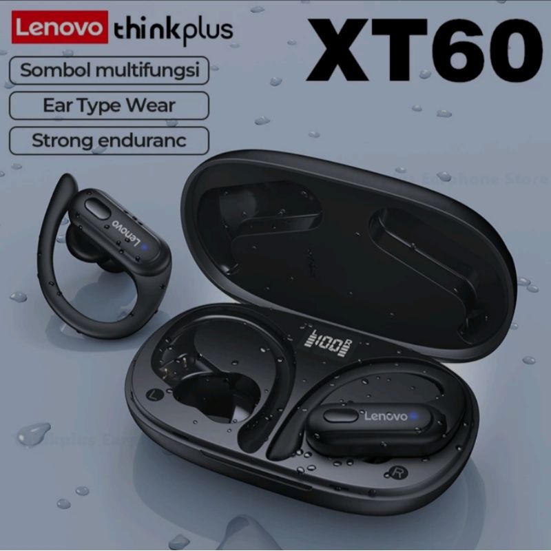 Erazer Lenovo Thinkplus XT60 True Wireless Headset Bluetooth V5.3 TWS Earphone Earbuds Sport Running