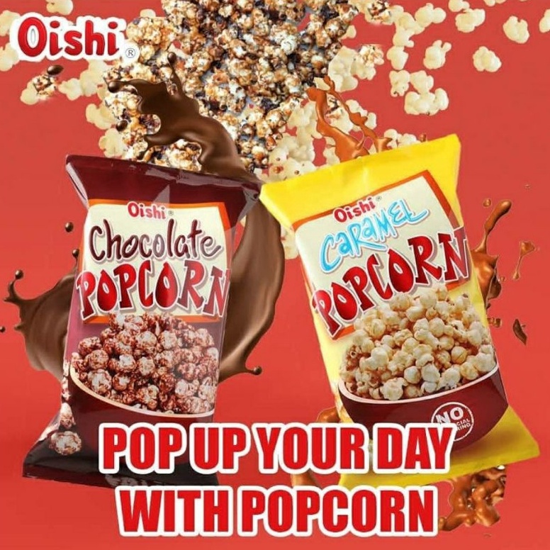 

EKSTRA PROMO Oishi PopCorn Pop Corn Oishi karamel Kemasan Mini isi 1 renteng