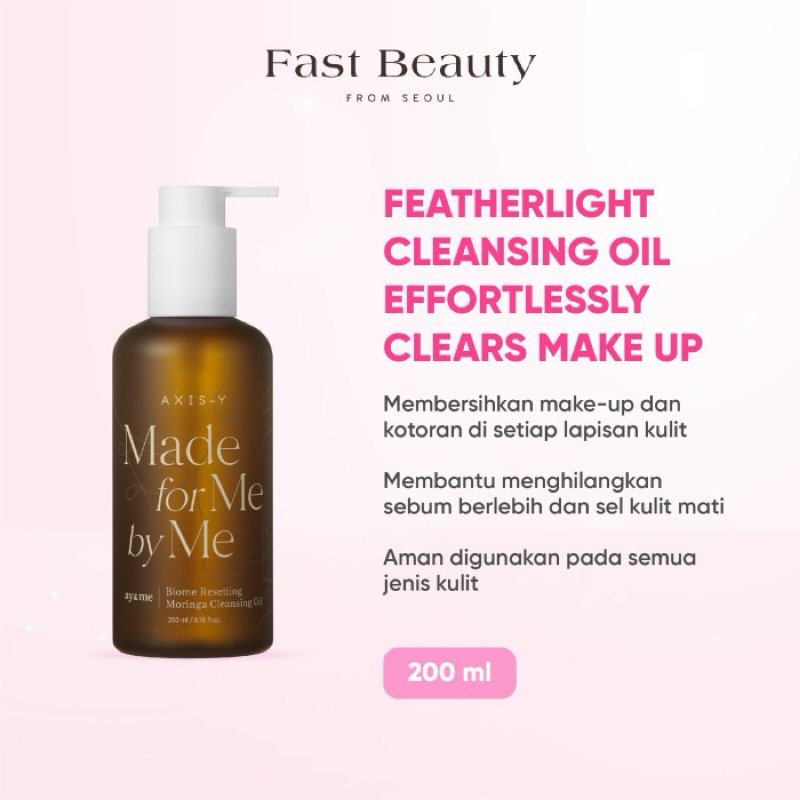 AXIS-Y Biome Resetting Moringa Cleansing Oil 200ml