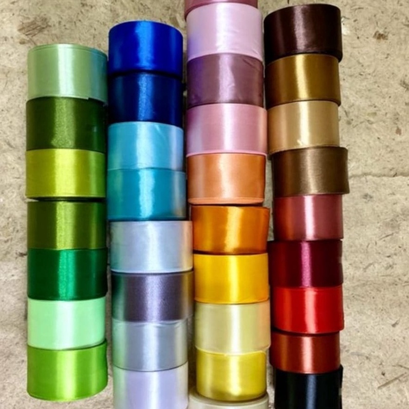 

KI3 pita satin 2inchi 5cm perRoll 18meter