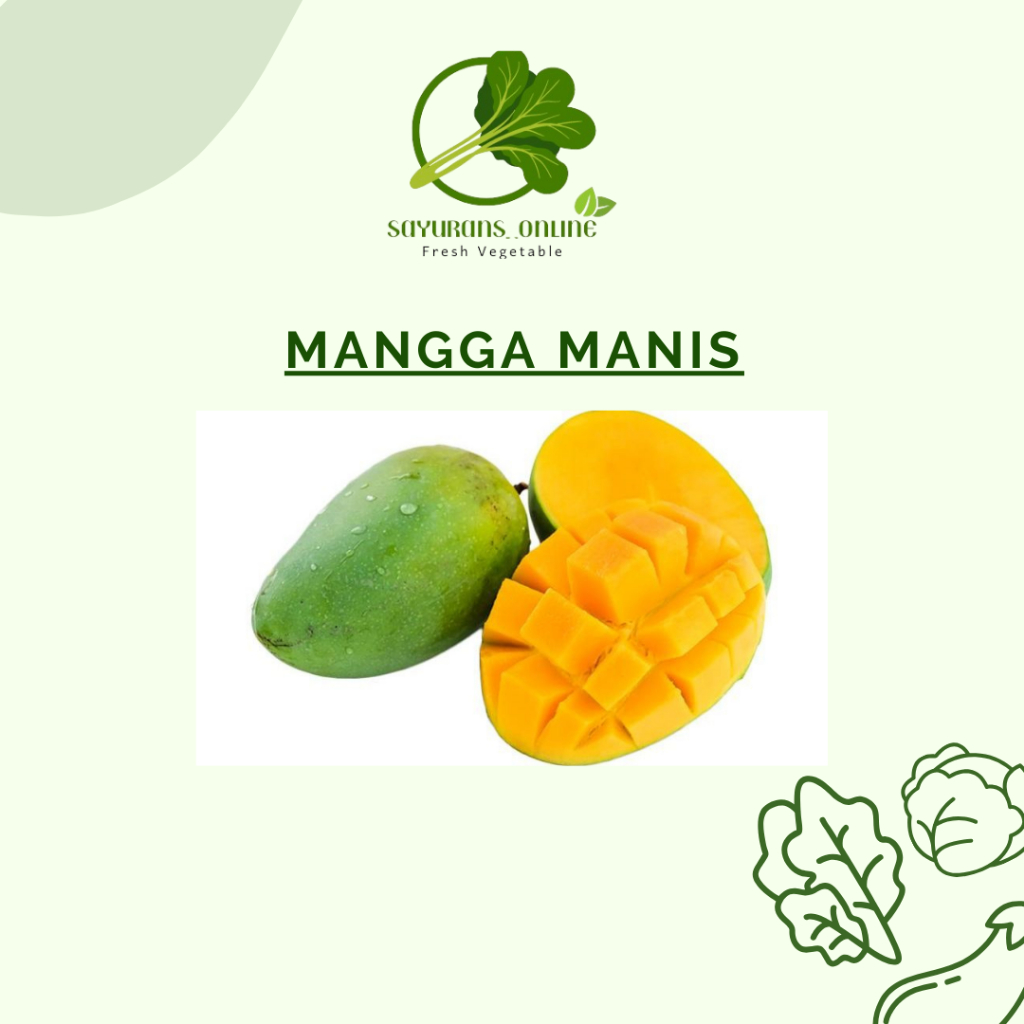 

buah mangga manis 1kg