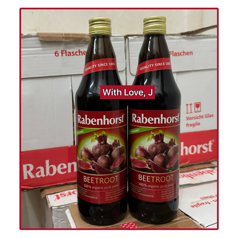 

RABENHORST BEETROOT ORGANIC PURE JUICE ( 750 ML )