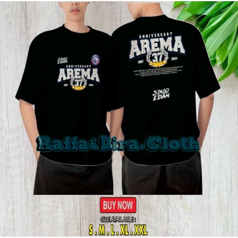 T-Shirt Kaos Distro Pria AREMA | KAOS ANNIVERSARY AREMA MALANG