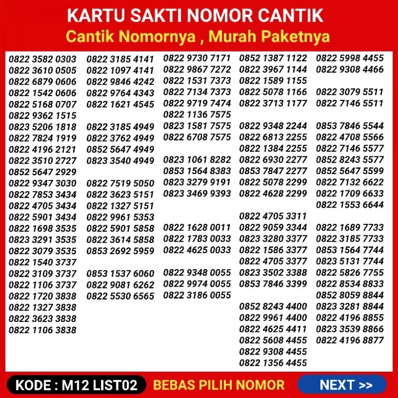 Kartu Sakti Telkomsel Nomor Cantik Sakti Telkomsel Kartu Sakti 25GB 27gb Combo Sakti Telkomsel Simpa