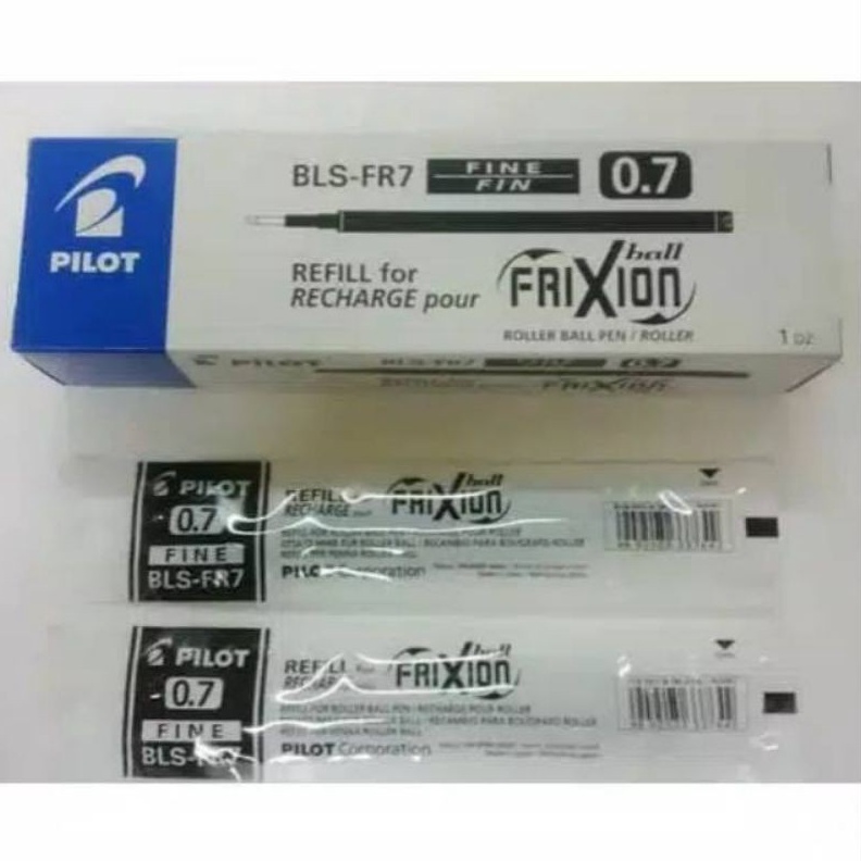 

TERMURAH Refill Isi Tinta Pulpen Pilot Frixion 7mm BLSFR7 Erasable Pen Warna BiruHitam