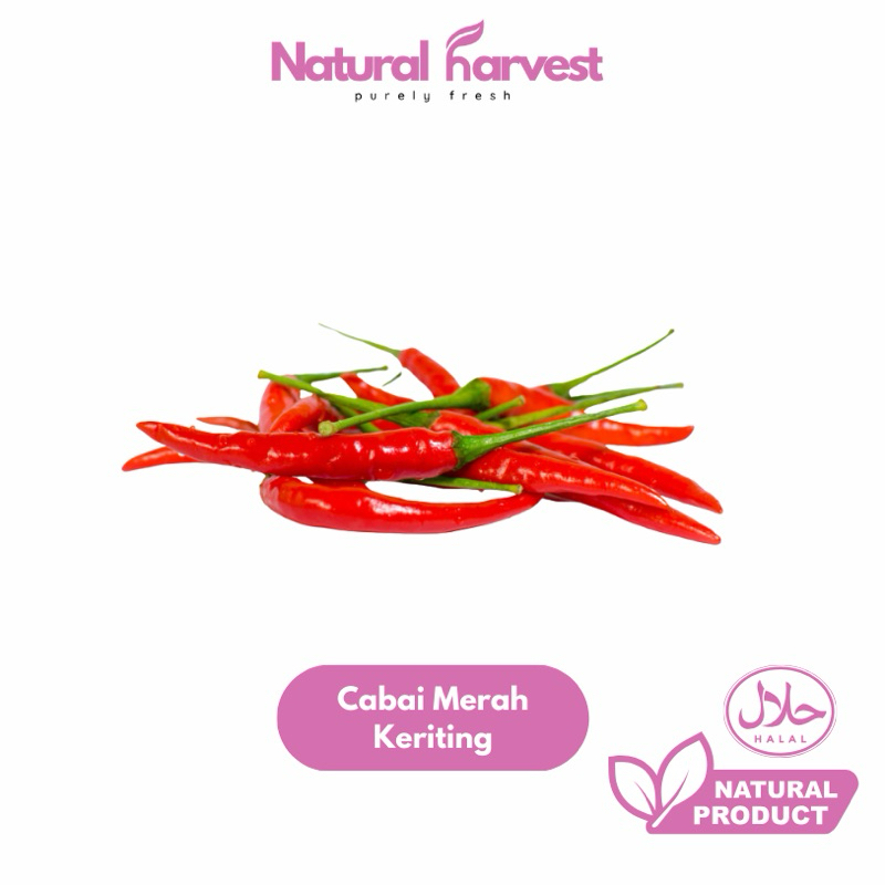 

Cabai Merah Keriting Super 100gr | NaturalHarvest!