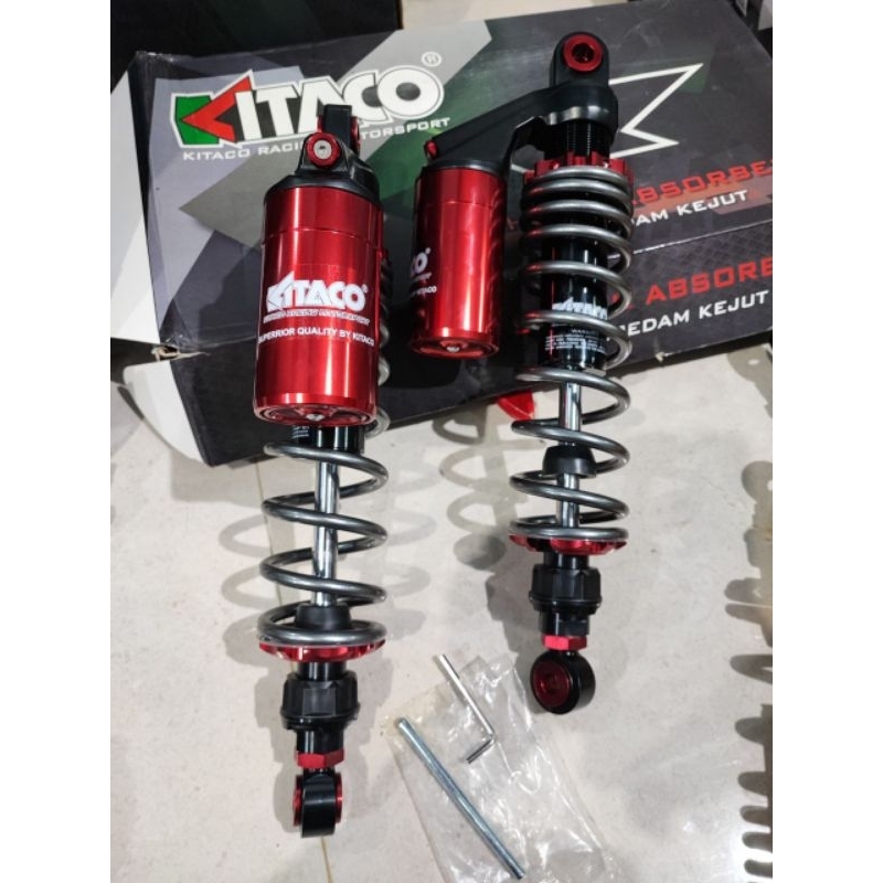 shock sok kitaco singel klik ribon fungsi untuk stelan ukuran 340mm suprax supra125 rxking rxs trail
