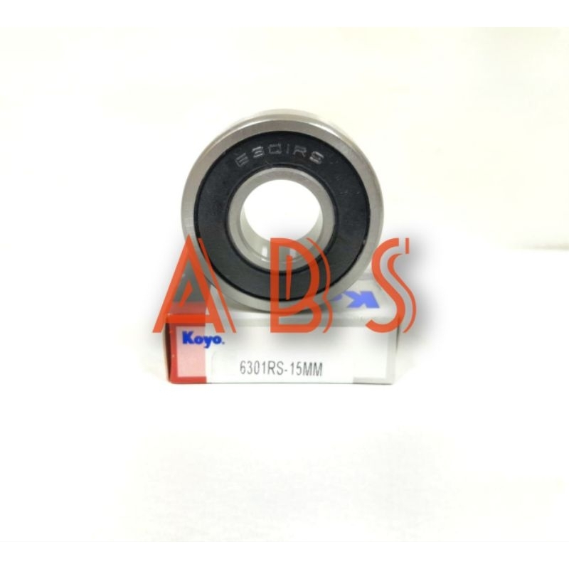 BEARING 6301 2RS-15MM KOYO 15x37x12MM