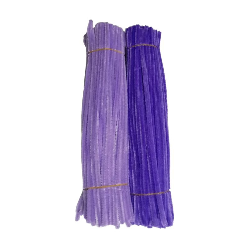 Ungu Series Kawat Bulu Mercy/Polos/Pastel/Pipe Cleaner/ Kawat Bulu mix Kawat Bulu