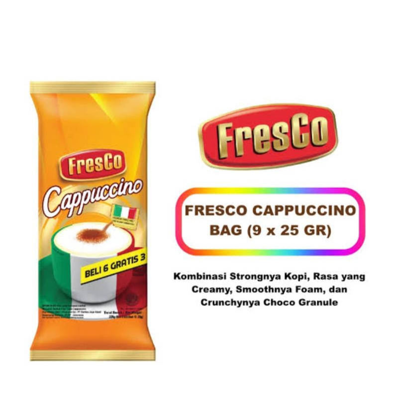 

Fresco Cappucino 10s Renceng/Sachet/Kopi/Arrindhamiss