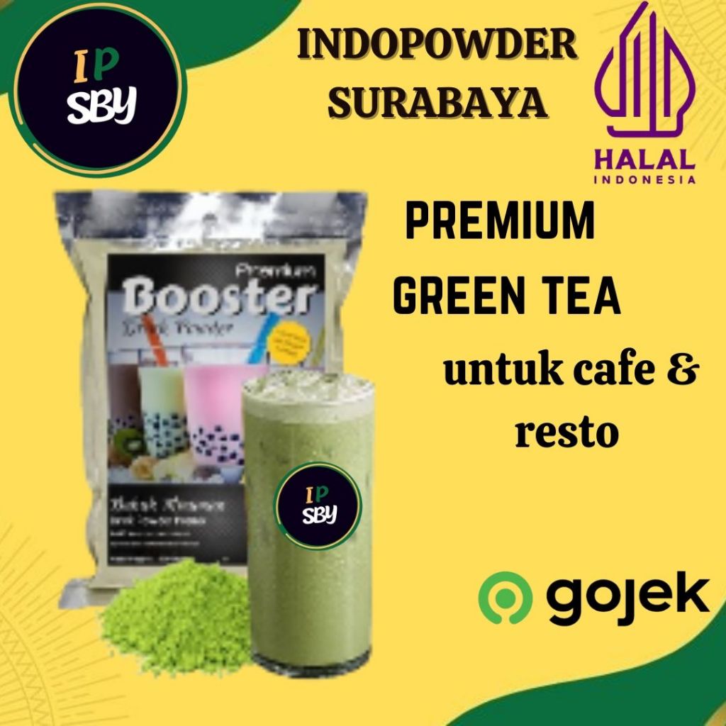 

IDPSBY | PREMIUM GREEN TEA 1KG | Powder l Bubuk Minuman MATCHA INDOPOWDER BOOSTER PREMIUM
