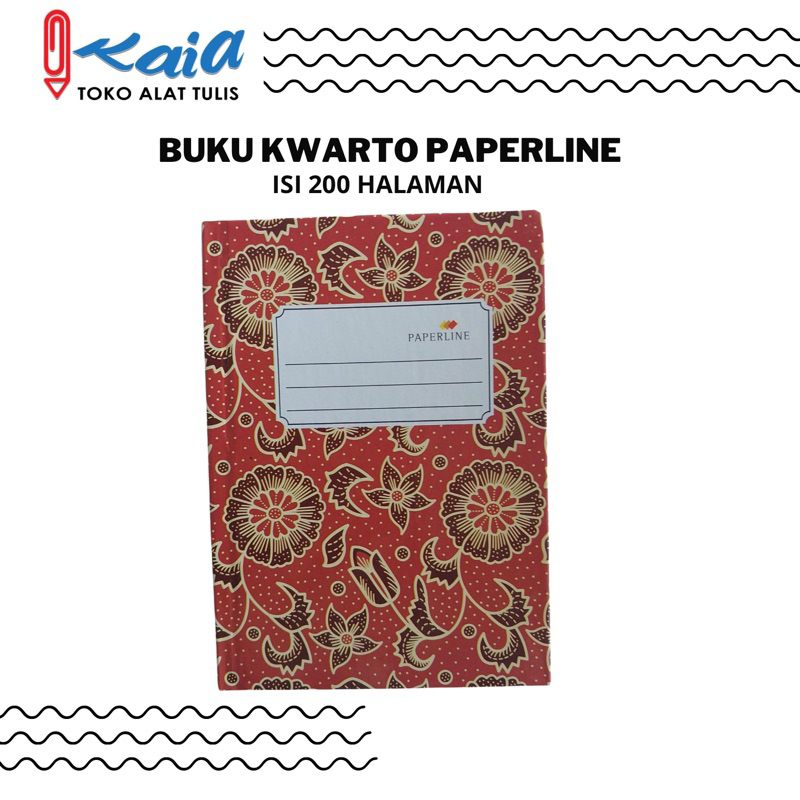 

BUKU BATIK KWARTO PAPERLINE ISI 200 HALAMAN