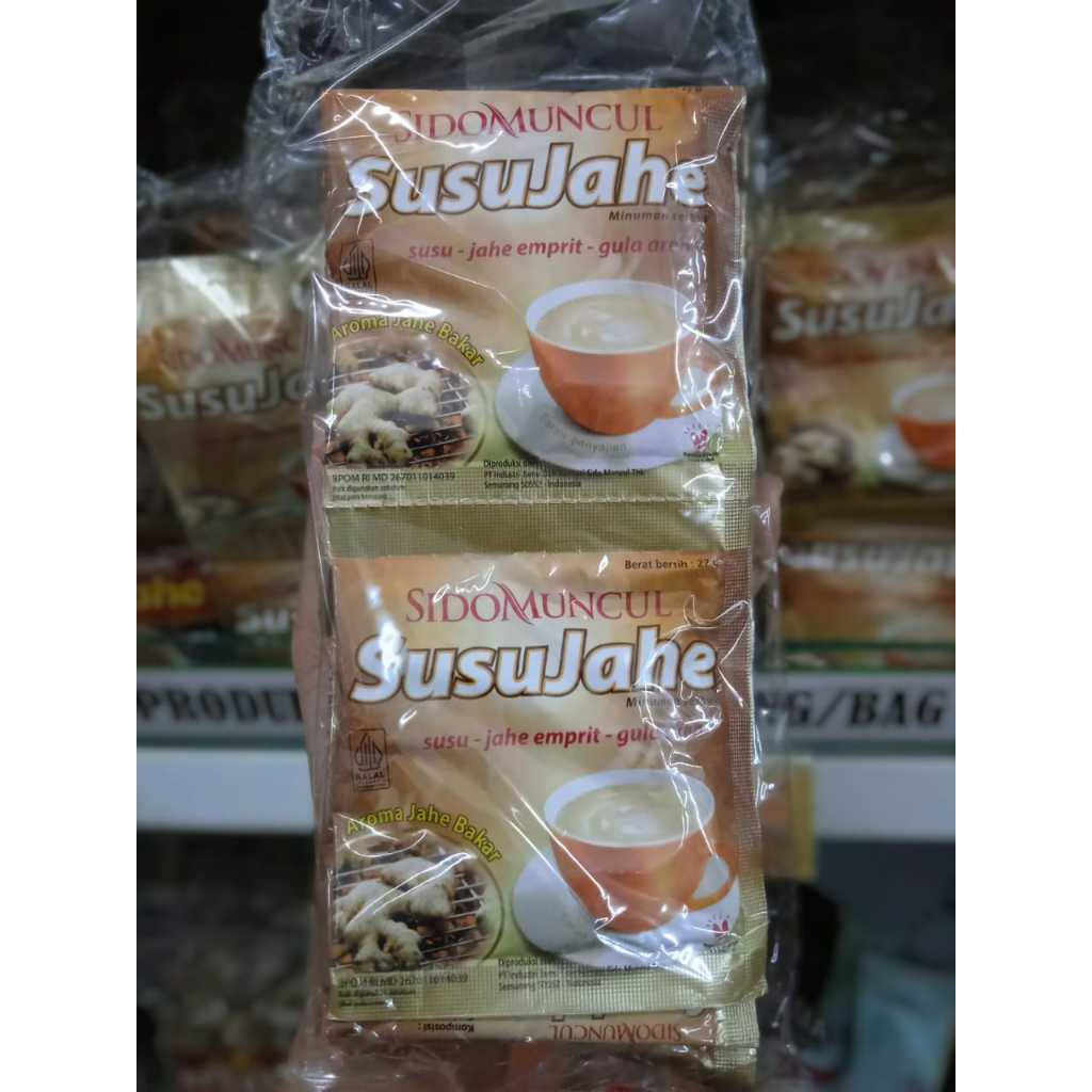 

Sidomuncul Susu Jahe 10s DIJUAL PER RENTENG