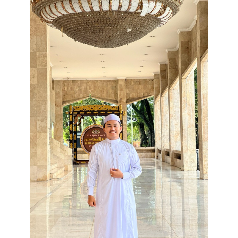 gamis ABS bordiran Saudi Korea jubah ABS bordir Saudi Korea gamis pria jubah pria Saudi Korea manset