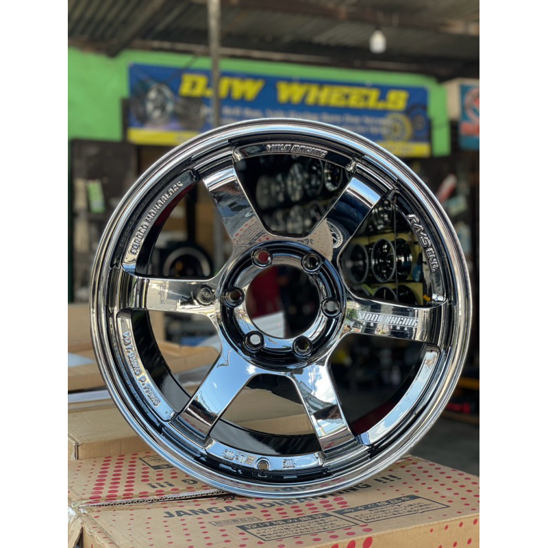 TE37 PROGRESIVE R18 BLACK CHROME