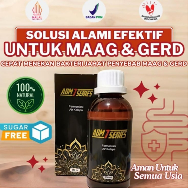 

ABM 7 SERIES FERMENTASI AIR KELAPA+MADU MURNI 1 BOTOL ISI 330ml BPOM