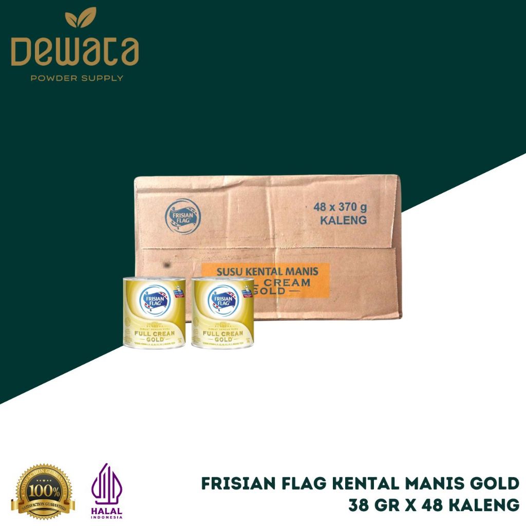 

Frisian Flag Kental Manis Gold 370 gr (1 Dus x 48 Kaleng )