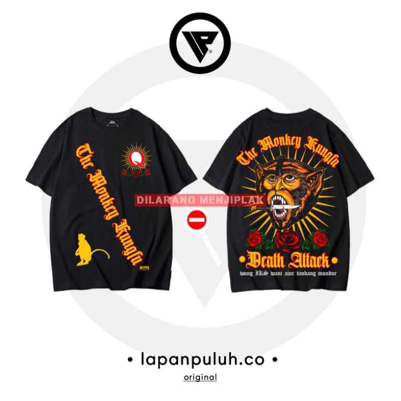 Kaos THE MONKEY KUNGFU - DESAIN LAWASAN IKS.PI KERA SAKTI