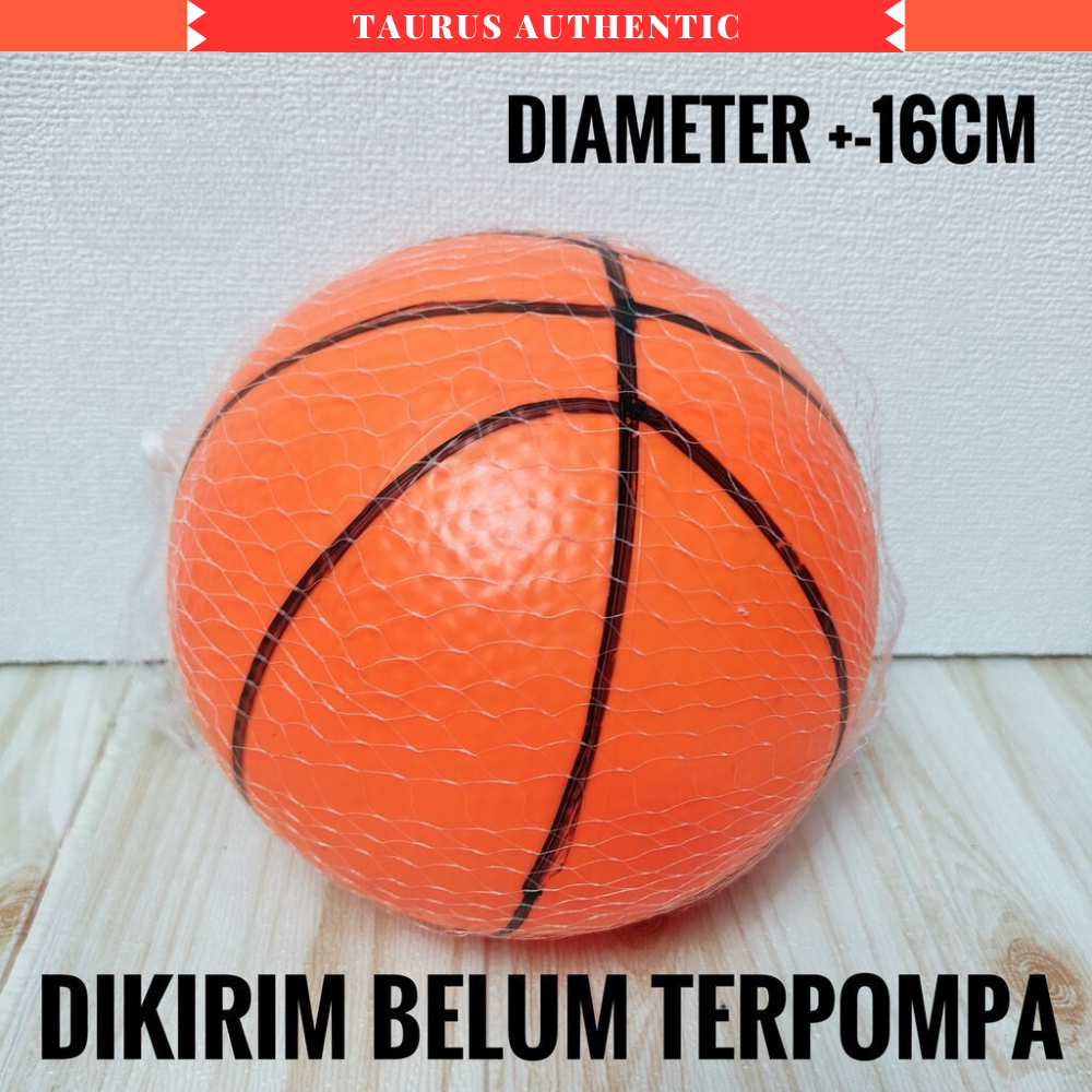 PROMO Mainan Anak Bola Basket Karet Ukuran Besar 25CM / Mainan Anak Laki Laki / Mainan Anak Perempua