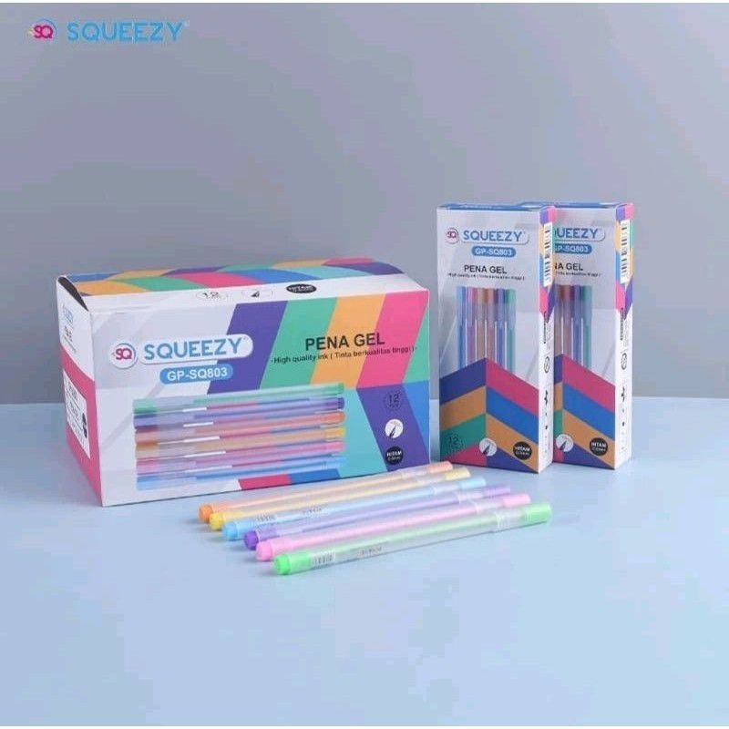 

SQUEEZY GEL PEN GP-SQ803 (1PAK isi 12pcs)