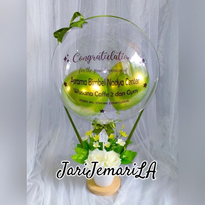 BISA KIRIM HARI INI - Buket balon grand opening, hadiah grand opening medan, buket balon wisuda