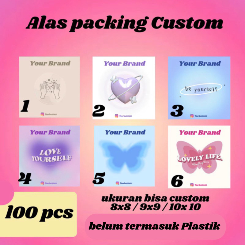 

ALAS PACKING | ALAS PACKAGING | ALAS GIFT | 100 pcs Termurah