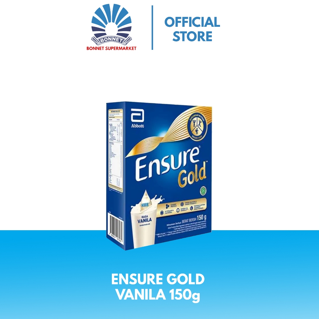 

Ensure Gold HMB Vanila 150g - Susu Nutrisi Dewasa Rendah Laktosa