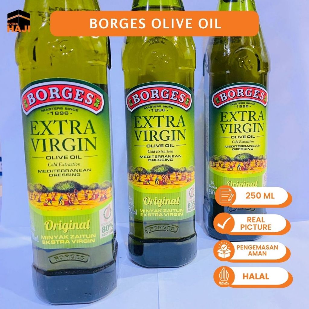

Minyak Zaitun Borges EVOO 250 ml Suplemen MPASI untuk ibu hamil, Makanan dan Kesehatan asli Original - MINYAK ZAITUN BORGES 250ML