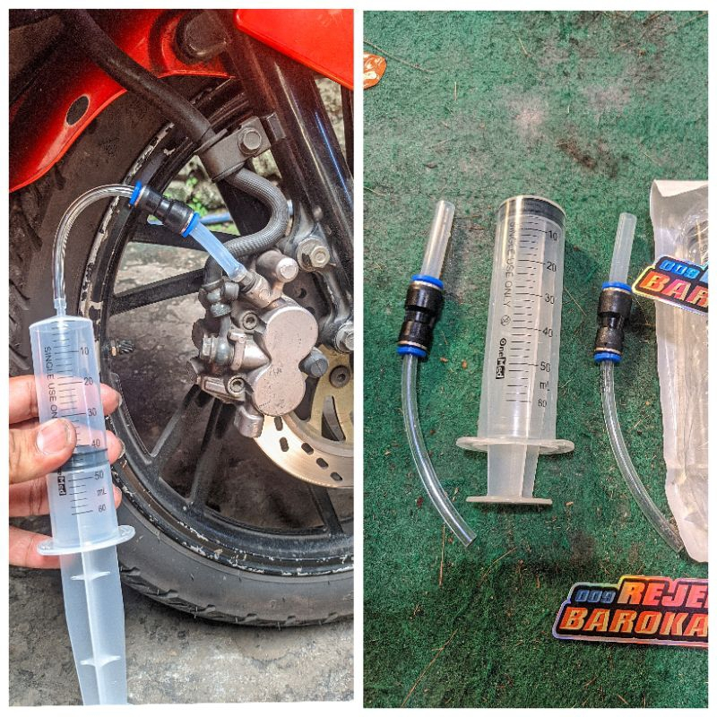 Suntikan 50ml  Spuit 50cc + Selang Kuras Minyak Rem