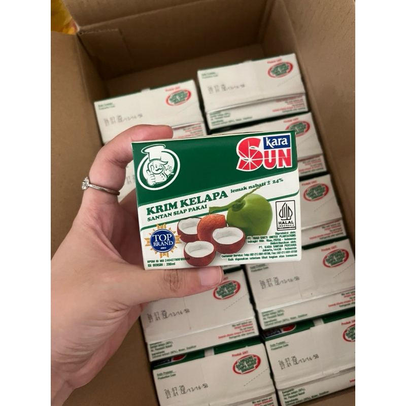 

SANTAN CAIR SUN KARA 200 ml / Santan kelapa krim / Santan Kelapa cair 200ml