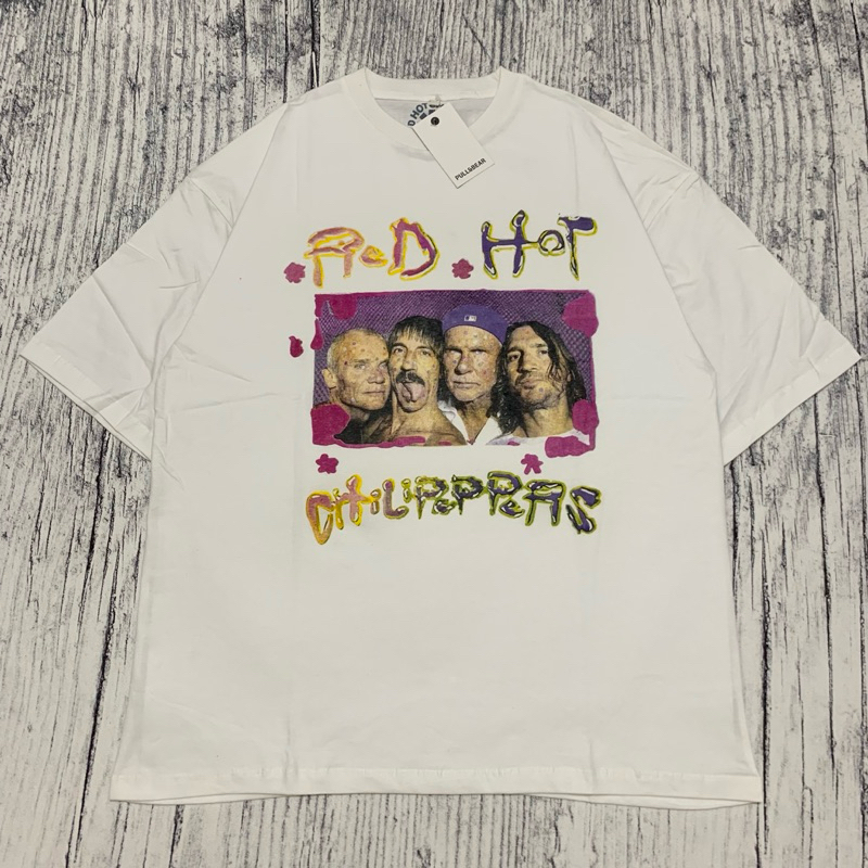 Baju Kaos P&B Oversize RHCP - T Shirt Band Vintage RHCP