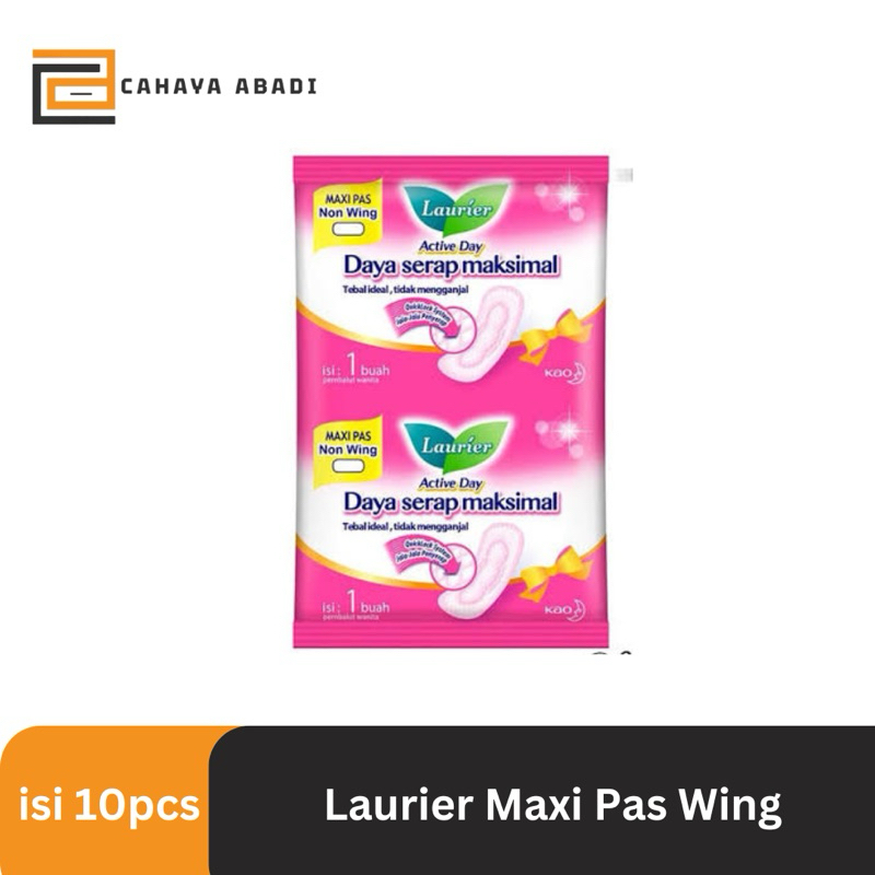 Pembalut Laurier Active Day Non Wing [Renceng isi 10 Sachet]