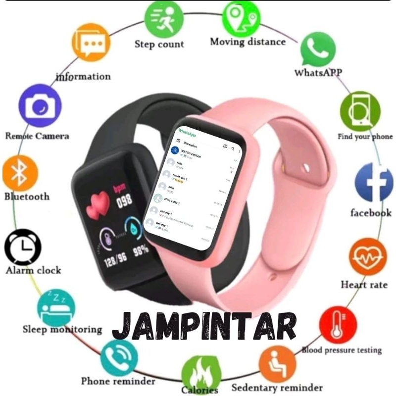 SMARTWATCH JAM HP ANDROID 4G BISA WHATSAPP TLFN SMS NO SIMCARD MEMORY