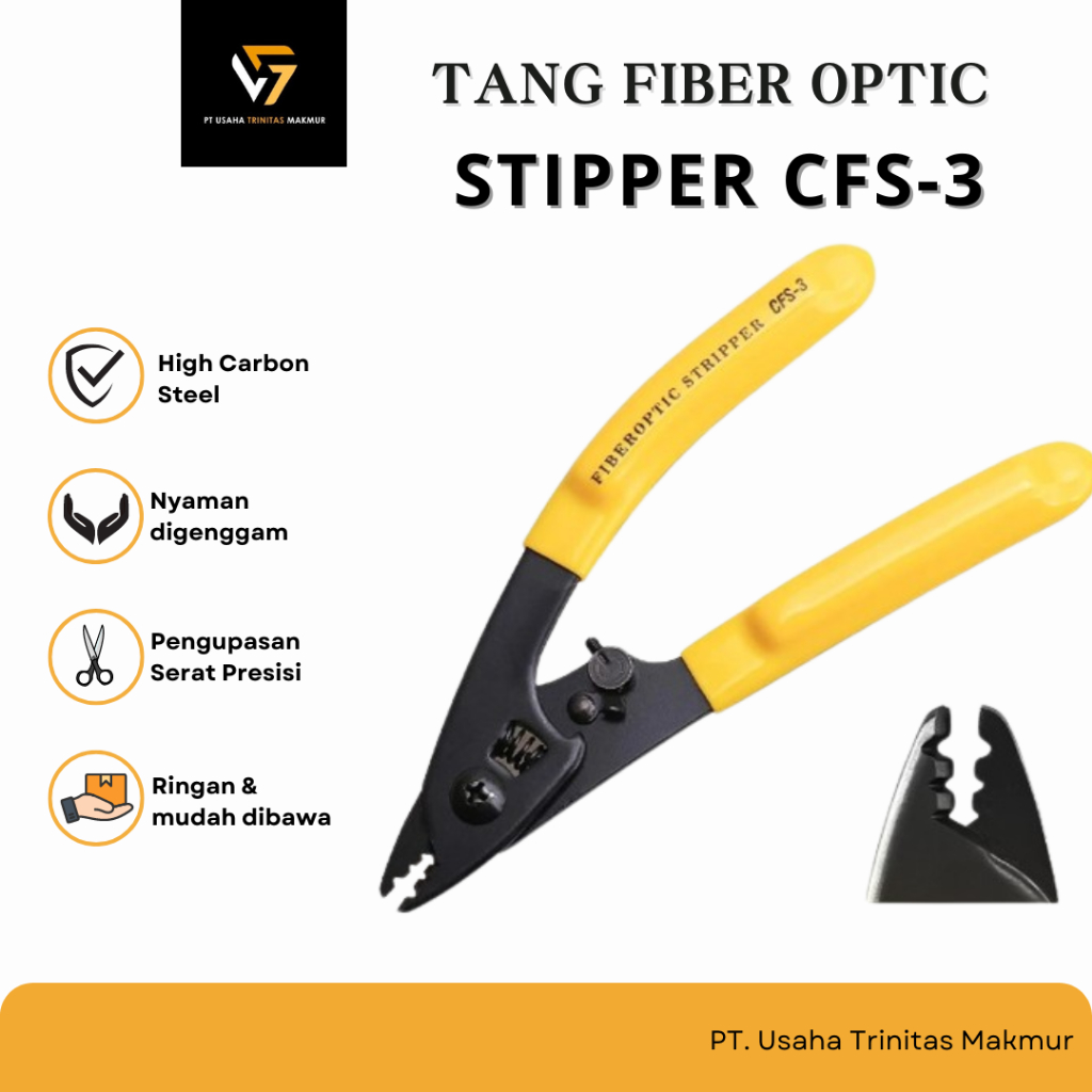 Fiber Optic Stripper FTTH Tang Kupas Kabel Optik Miller Penjepit CFS-3 Optik Drop Kabel Alat Pengupa