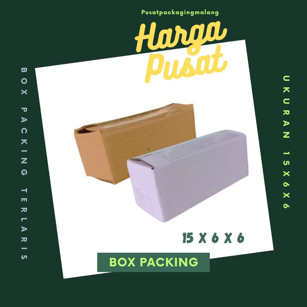 

Karton 15x6x6 Kardus A1 Packing Dus Kotak Kemasan Box Aksesoris Souvenir Sparepart Obat Madu