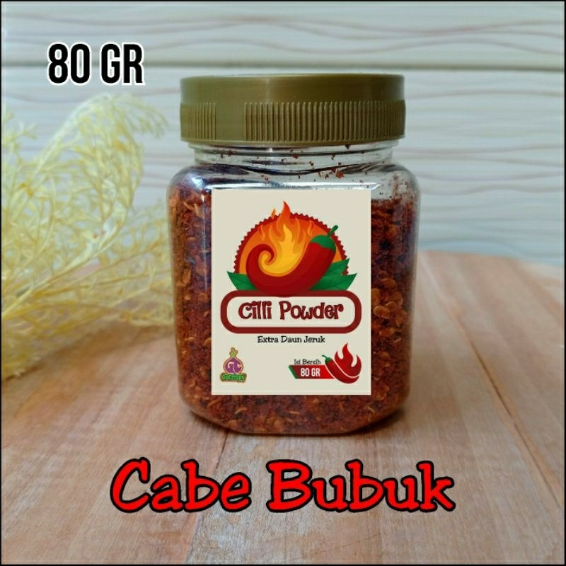 

bubuk cabe premium 80 gram 100% cabe asli