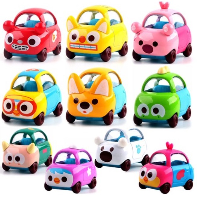 Pororo Metal Mini Car / Mainan Mobilan / Kamicar Mini Diecast