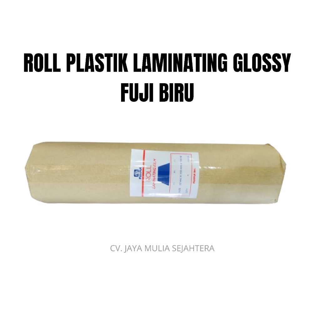 

Roll Plastik Laminating Glossy Fuji biru 33 x 15 x 32 KODE T7R8