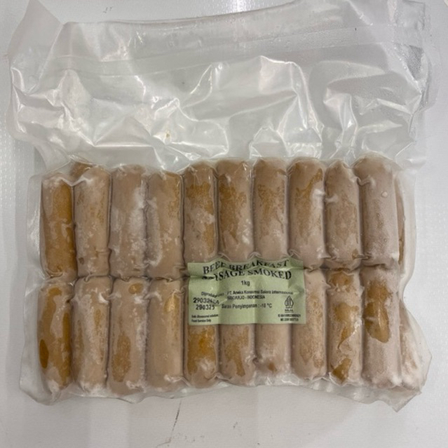

Sosis Cocktail Smoked Beef Premium 1kg Beef Breakfast Sosis Hotel
