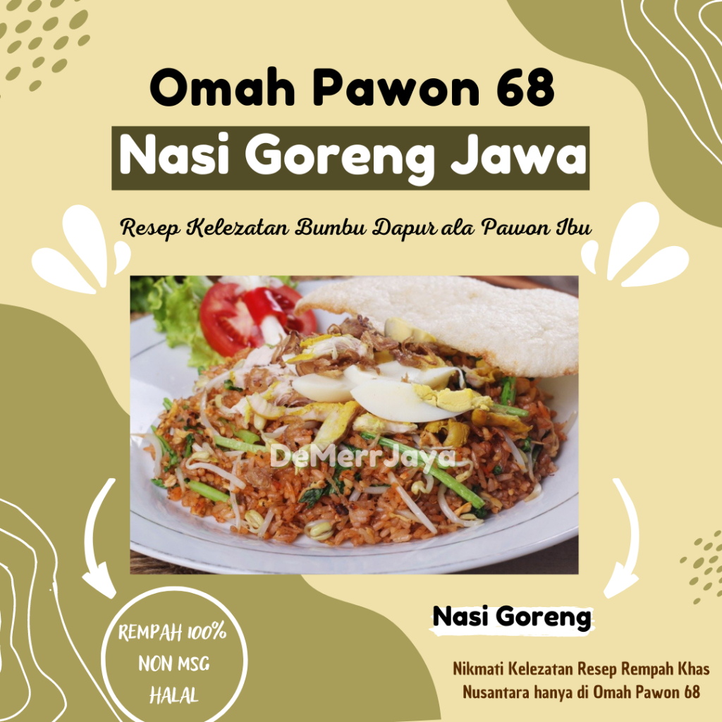Bumbu Nasi Goreng Jawa (50gr) Bumbu Nasi Goreng Jawa Bumbu Nasi Goreng Jawa Asli Resep Nasi Goreng J