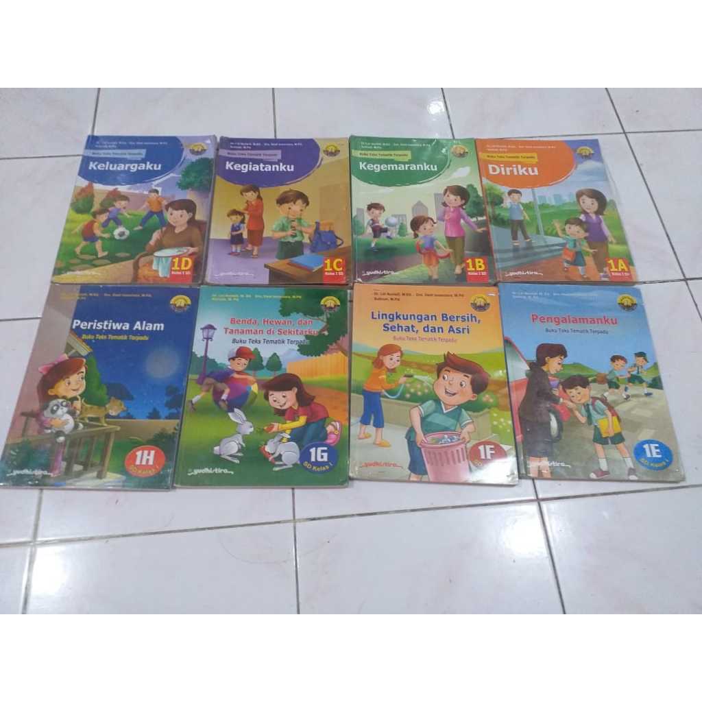 

SALE !!! Buku Tematik Kelas 1SD Bekas Second Layak Pakai Dibuang Sayang Bekas Pakai Sendiri