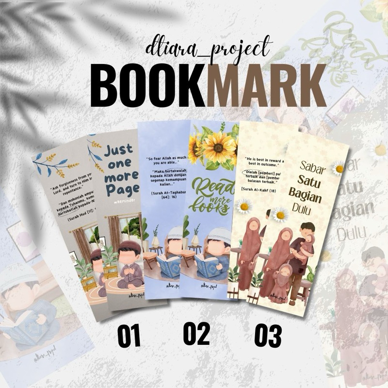 

Bookmark Muslimah - 1 pack isi 5